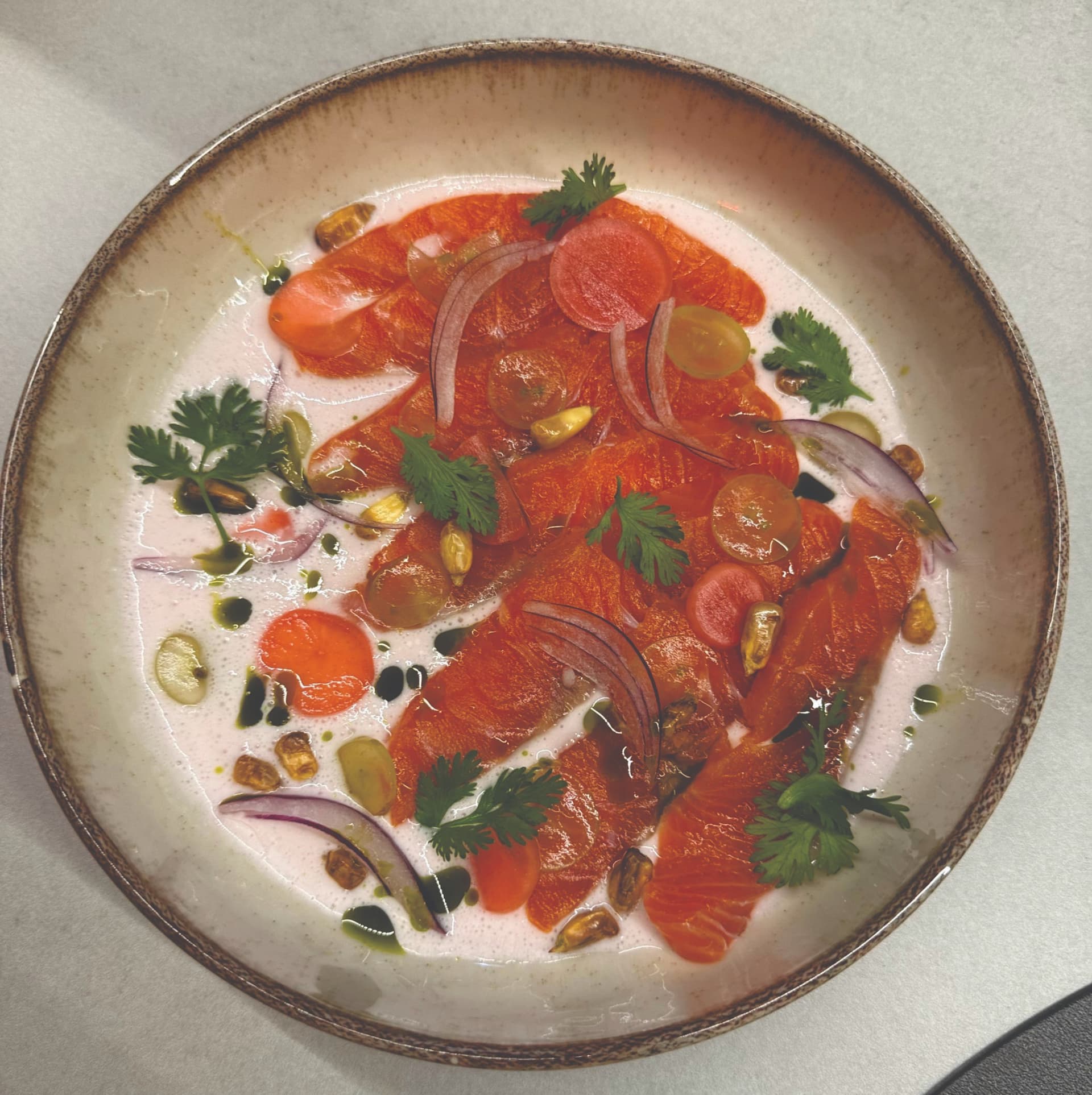 Tiradito de Trucha